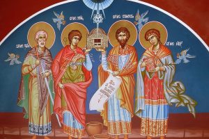 Biserica îi sărbătoreștepe Sfinţii 40 de Mucenici din Sevastia