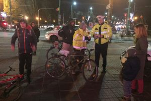 Bicicliști amendați de Poliția Rutieră