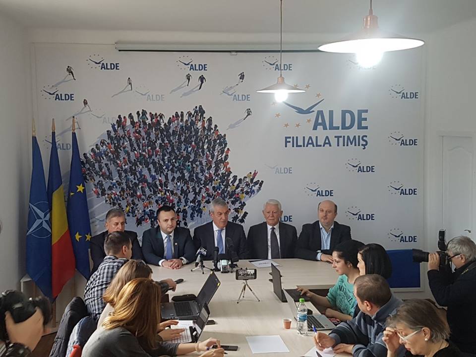 Călin Popescu-Tăriceanu:“Sunt extrem de mulțumit de activitatea politică a colegului meu Marian Cucșa, deputat și președinte ALDE Timiș”