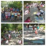 Concursul “Desene pe asfalt” a adus voia bună în Parcul din Buziaș