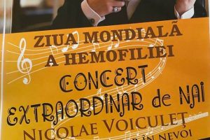 Concert extraordinar al maestrului Nicolae Voiculeţ de Ziua Internațională a Hemofiliei