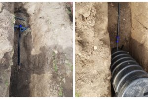 Stadiul lucrărilor de extindere a rețelei de canalizare în comuna Șandra