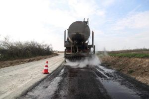 Lucrări de asfaltare pe tronsonul A1 – Giarmata, pe sensul de mers spre Timișoara