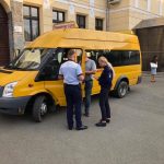 Control în trafic al microbuzelor școlare din Arad