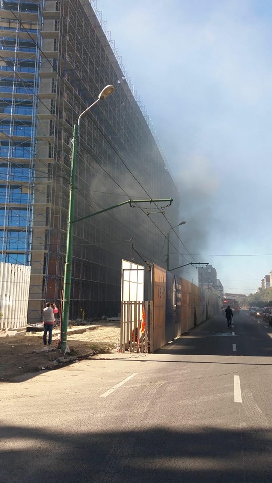 Pompierii au fost chemaţi să stingă un incendiu la ISHO