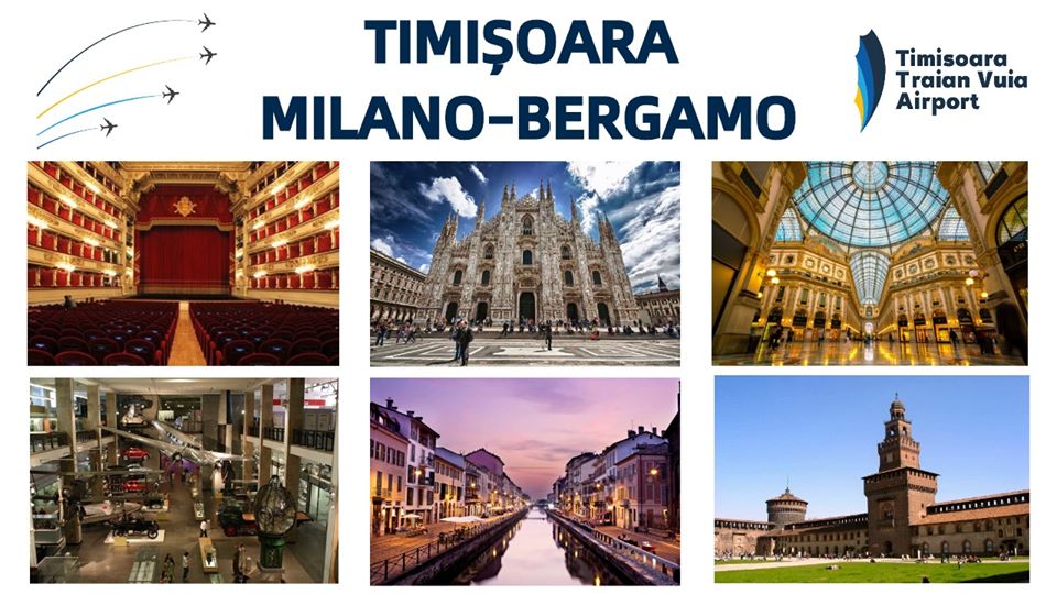 Zboară din Timișoara către Milano-Bergamo cu Ryanair sau Wizz Air! Atracţiile oraşului italian