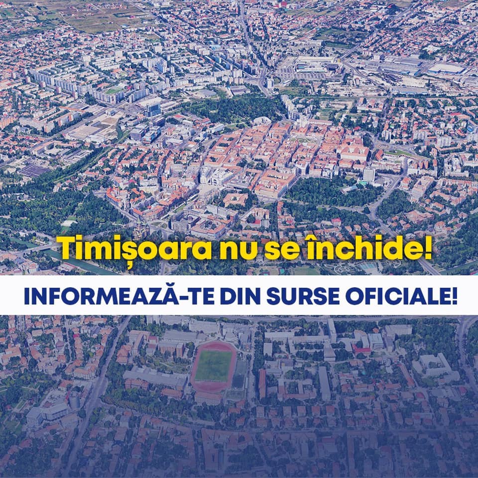 Zvonuri şi panică. Robu asigură: Timișoara nu se închide!