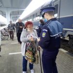 Gările și trenurile, verificate de polițiști