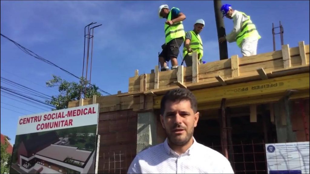 Construcţia centrului medical cu fonduri europene din Şag avansează