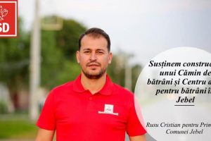 Cristian Rusu, candidatul PSD la Primăria Jebel: “Am ales să mă implic și să lupt din dragoste pentru Jebel. E cel mai bun lucru pe care puteam să-l fac!” (P)