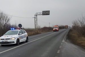 Accident între un autobuz, un camion și un autoturism, lângă Pișchia