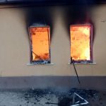 O casă a ars într-un incendiu, la Liebling