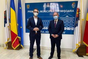 Ministrul Afacerilor Externe, întrevedere cu primarul Dominic Fritz la Timișoara