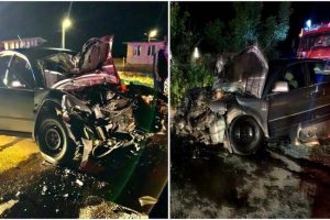 Accident cu cinci victime la ieșirea din Sântana spre Curtici