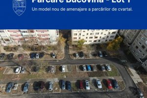 Parcarea de cvartal din zona Bucovina se apropie de finalizare