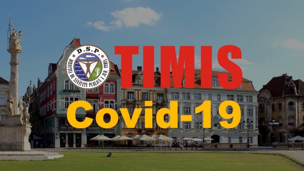 Un nou site care prezintă date oficiale de la DSP Timiș privind evoluția COVID-19