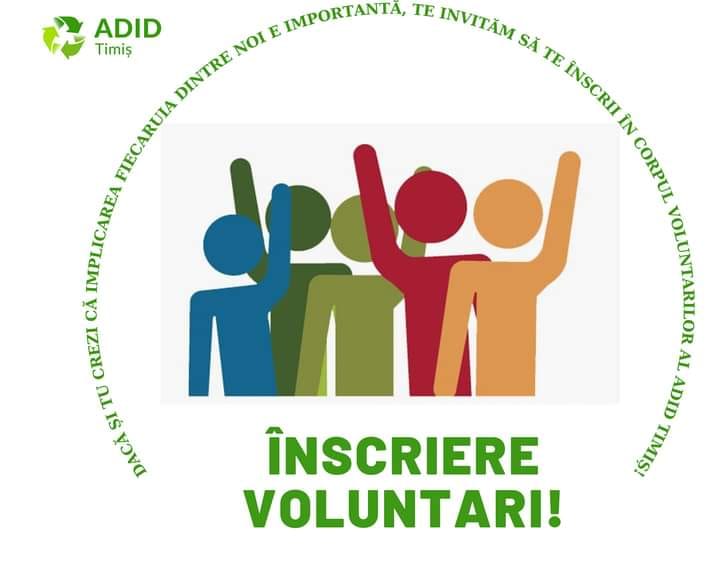 ADID Timiș lansează un nou apel de recrutare voluntari