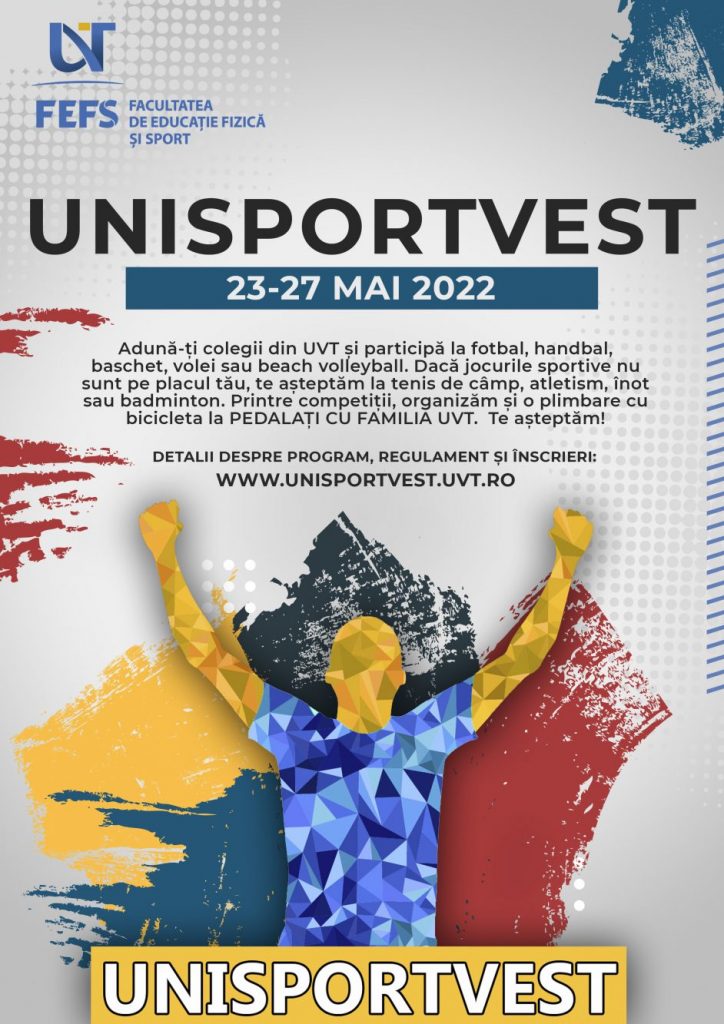 Săptămâna „UnisportVest”, la Universitatea de Vest din Timișoara