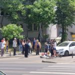 Biciclist accidentat pe trecerea de pietoni în Calea Șagului