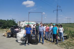 Polițiștii locali, reprezentanți ai Primăriei, ADID și Retim și-au unit forțele pentru un oraș mai curat