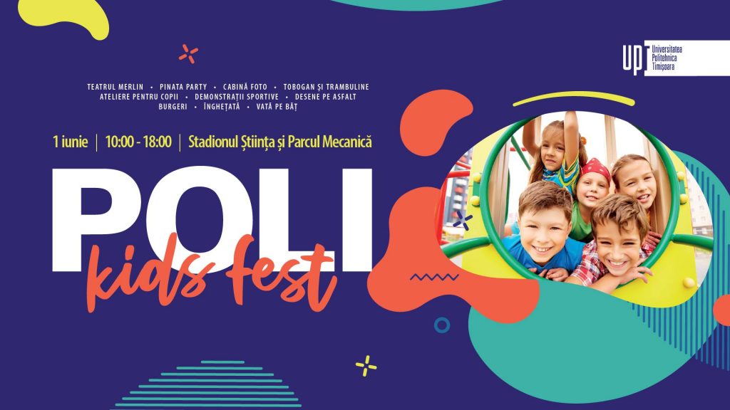 De 1 Iunie, copiii sunt așteptați pe stadionul Știința, la Poli Kids Fest