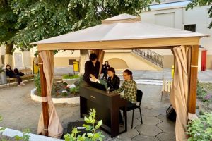 Premieră timișoreană la Spitalul Militar: terapie prin muzică/Foto