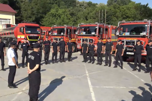 Pompierii români participă cu un modul național specializat de stins incendii de pădure în Grecia