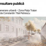Încep lucrările de regenerare urbană a Pieței Traian