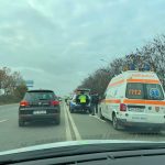 Accident la ieșire din Timișoara spre Arad