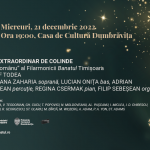 Concert extraordinar de colinde, la Casa de Cultură Dumbrăvița