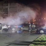 Mașini în flăcări la Lugoj