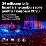 24 milioane de lei în finanțări nerambursabile pentru Timișoara 2023