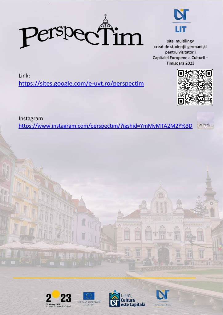 PerspecTim – un produs digital realizat de studenții UVT pentru prezentarea vieții cotidiene din oraș, în anul când deține titlul de Capitală Europeană a Culturii