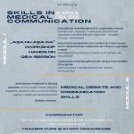 „Skills in medical communication”, eveniment destinat studenților mediciniști