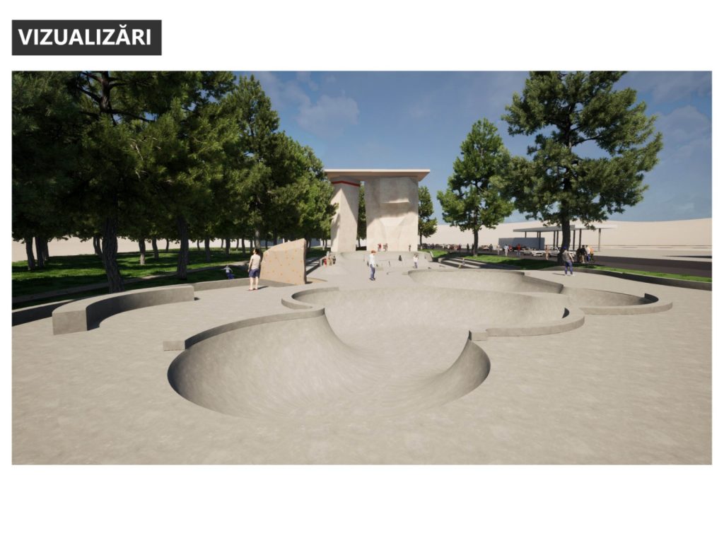 Proiectul noului skatepark, născut în urma colaborării dintre primărie și comunitatea locală, prezentat public