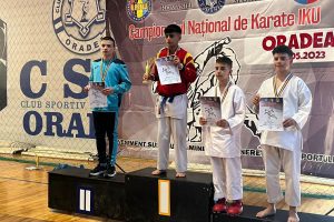 CSC Ghiroda și Giarmata Vii a urcat pe cea mai înaltă treaptă la Campionatul Naţional de Karate IKU de la Oradea / FOTO
