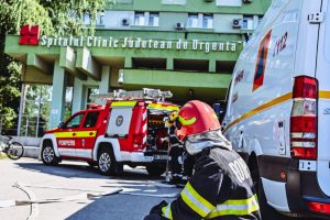 Incendiu la Spitalul Județean Timișoara