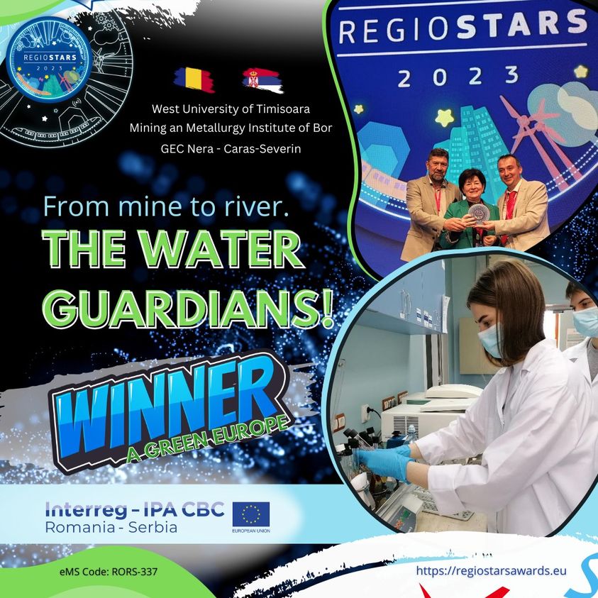 Proiect al UVT, câștigător în cadrul competiției „Regiostars 2023”, la categoria „A green Europe”