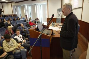 „Pe urmele germanilor în Banat”, la Universitatea Politehnica Timișoara, cu profesorul Anton Sterbling