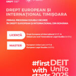 Program internațional de tip „Double Degree” în premieră la Facultatea de Drept UVT