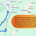 Atenție, șoferi! Drumarii intervin pe Autostrada A1