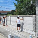 16 tineri români din SUA au venit să dea o mână de ajutor în satul Grădinari