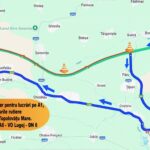 Trafic deviat temporar de pe A1 pe DN 6