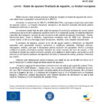 Lovrin - Stație de epurare finalizată de Aquatim, cu fonduri europene