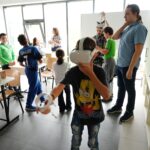 O incursiune în artă și arhitectură! „Micii arhitecți” de la Topolovățu Mare, în vizită la UPT/Foto