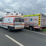 Accident pe DN 6, în județul Timiș: două persoane rănite și transportate la spital