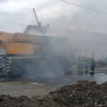 Automacara în flăcări la Timișoara