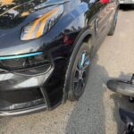 Accident la Timișoara, un motociclist a ajuns la spital