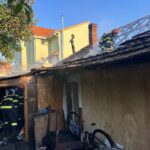 Incendiu pe strada Orăștie din Timișoara
