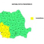 Cod galben de furtuni și vijelii puternice în mai multe județe